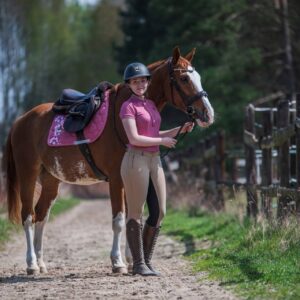 NOVA Kpl 3cz.: zgaszona malina + owijki + nauszniki (malina)